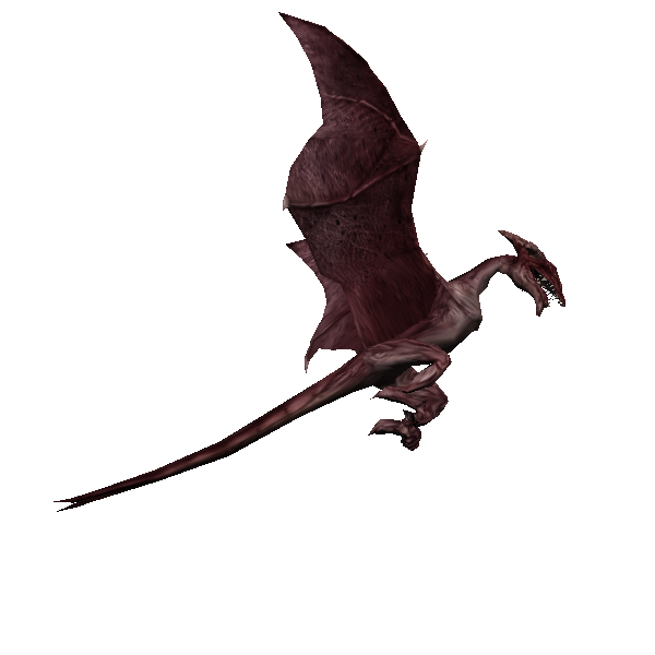 enraged reptilian flier