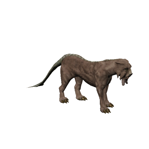 female swamp tusk-cat