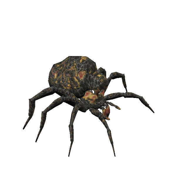 gaping spider hunter